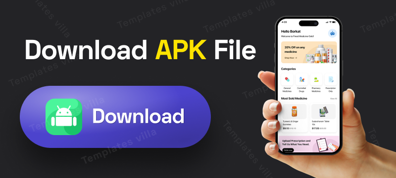 MedLocator UI Template: find medicine app in Flutter(Android, iOS) App | Pill Finder App